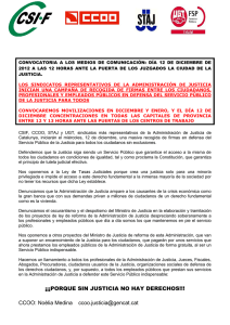 ¡¡¡PORQUE SIN JUSTICIA NO HAY