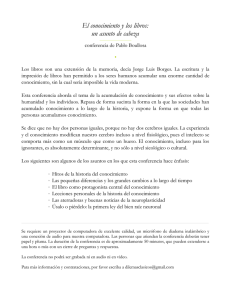 El conocimiento y los libros: un asunto de cabeza