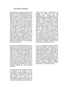Dos derechos enfrentados Las democracias constitucionales