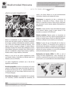 Biodiversidad Mexicana