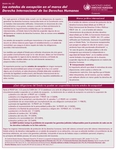 Boletín Nº23 - Los estados de excepción en el marco del Derecho
