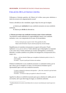 falacia de la falsa causa