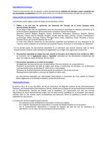 DOCUMENTOS OFICIALES Todos los documentos que se aporten