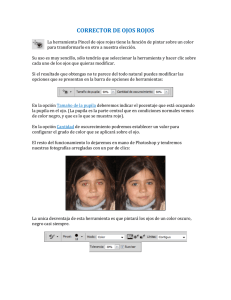 corrector de ojos rojos