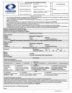 Domicilio Fiscal Almacén de producto terminado (si se ubica en