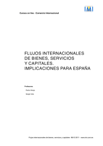 Flujos Internacionales: España y Comercio Global