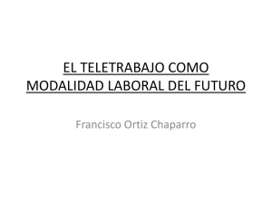 El Teletrabajo Como Modalidad Laboral Del Futuro