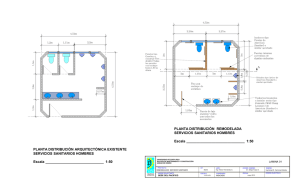 PLANTA DISTRIBUCIÓN ARQUITECTÓNICA EXISTENTE