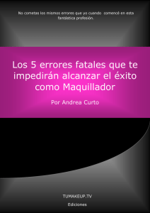 Los 5 errores fatales que te impedirán alcanzar el