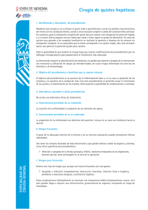 Cirugía de quistes hepáticos