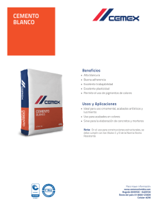 CEMENTO BLANCO