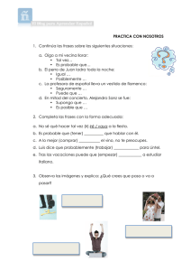 Probabilidad subj-ind PRACTICA - El Blog para Aprender Español