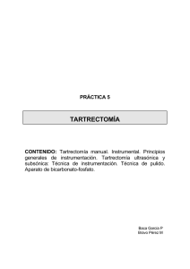 tartrectomía - Universidad de Granada