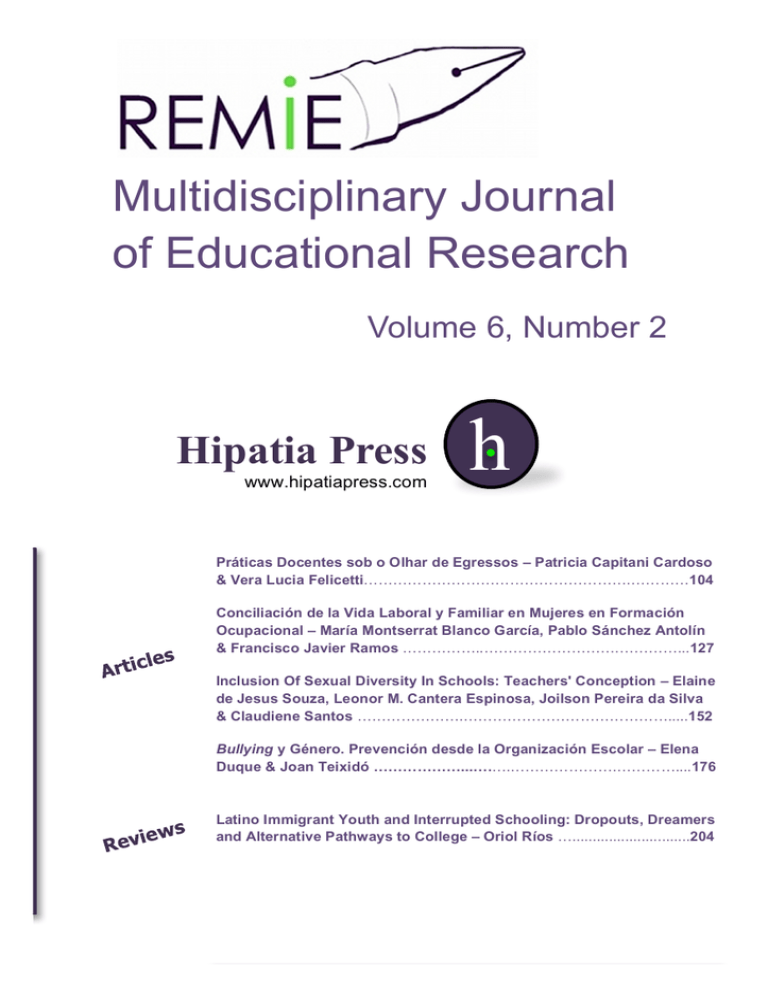 research & reviews journal of educational studies