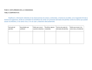 FASE II: EXPLOREMOS EN LA COMUNIDAD. TABLA COMPARATIVA