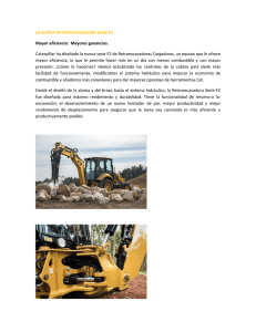 LA NUEVA RETROEXCAVADORA SERIE F2 Mayor eficiencia