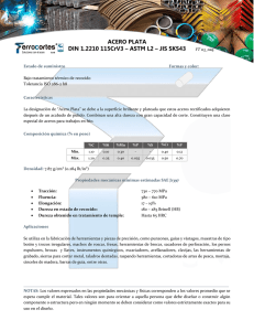 ACERO PLATA DIN 1.2210 115CrV3 – ASTM L2 – JIS SKS43