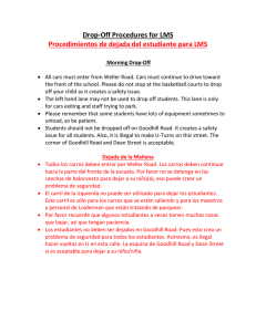 Drop-Off Procedures for LMS Procedimientos de dejada del