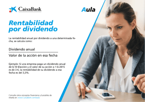 Rentabilidad por dividendo