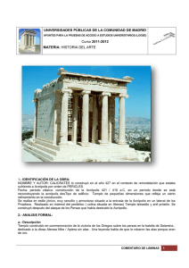 EL TEMPLO DE ATENEA NIKÉ. COMENTADO