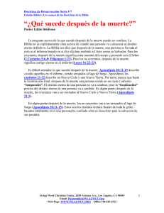 Las Resurrecciónes - West Los Angeles Living Word Christian Center