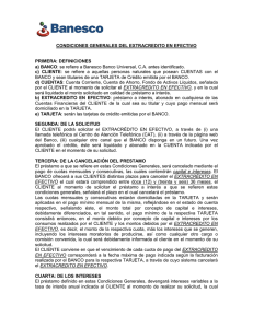 CONDICIONES GENERALES DEL EXTRACREDITO EN EFECTIVO