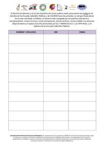 recogida firmas