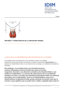 Sin embargo, si su tiroides tiene una actividad excesiva, produce