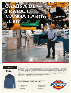 CAMISA DE TRABAJO MANGA LARGA LL307