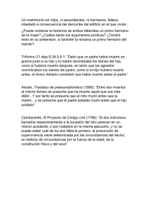 Un matrimonio sin hijos, ni ascendientes, ni hermanos, fallece