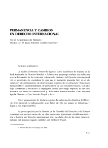 permanencia y cambios en derecho internacional