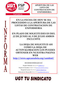 en la fecha de hoy se ha procedido a la apertura de las listas de