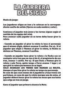 Los jugadores eligen un tren y lo colocan en la correspon