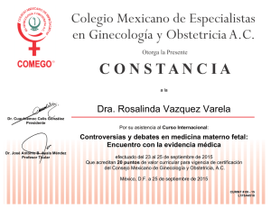 Dra. Rosalinda Vazquez Varela