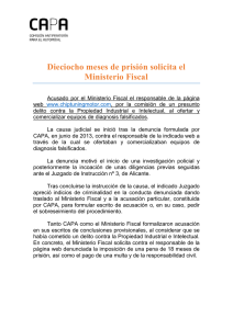 Dieciocho meses de prisión solicita el Ministerio Fiscal