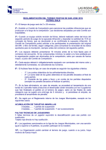 Normativa Torneo Fútbol Sala - Ayuntamiento de Las Rozas
