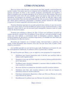 Programa de Recuperación de 12 Pasos para Alcohólicos