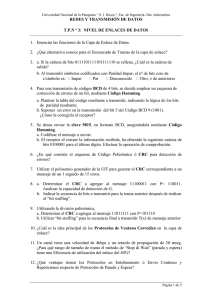 REDES Y TRANSMISIÓN DE DATOS T.P.N º 3: NIVEL DE
