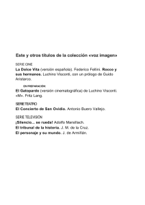 Este y otros títulos de la colección «voz imagen»