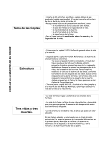 Coplas a la muerte de su padre. - Colegio Cooperativa San Saturio