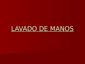 lavado de manos