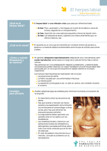 Herpes Labial: Causas, Síntomas y Consejos