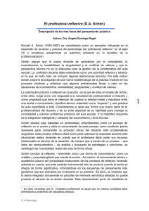 El Profesional Reflexivo: Modelo de Schön y Pensamiento Práctico