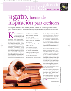 El gato,fuente de inspiración para escritores