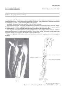 IMAGENES EN MEDICINA Síndrome del nervio interóseo posterior