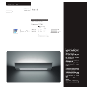 Aplique de pared luz directa / indirecta