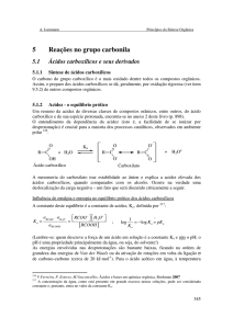 5 Reações no grupo carbonila - Cefet