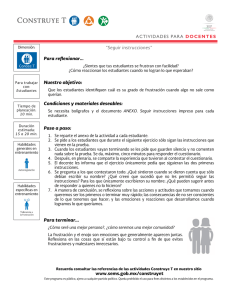 Seguir instrucciones