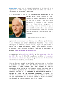 Herman Koch nació en la ciudad holandesa de Arnhem el 5 de