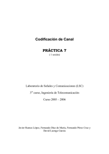 Codificación de Canal PRÁCTICA 7